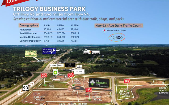 Pictures of Retail, Office, Restaurant property located at Trilogy Rd, Eau Claire, WI 54701 for lease - image #1