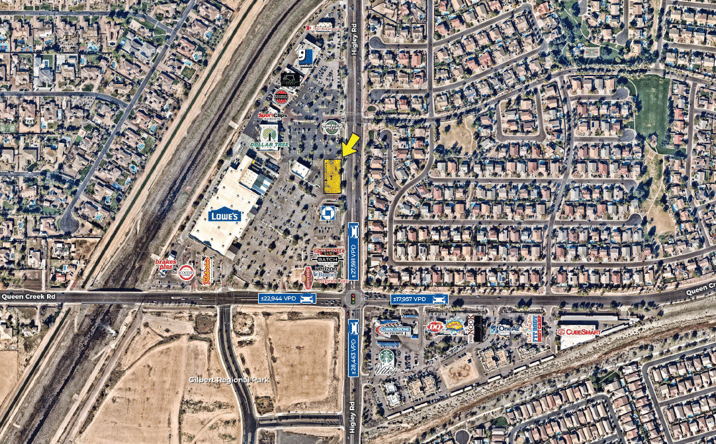 Pictures of Land property located at 4718 S Higley Rd, Gilbert, AZ 85297 for lease - image #1