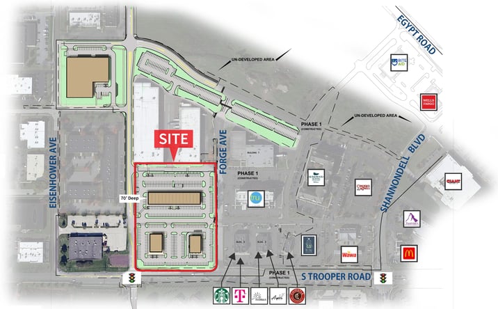 Pictures of Retail property located at 725 S Trooper Rd, Audubon, PA 19403 for lease - image #1