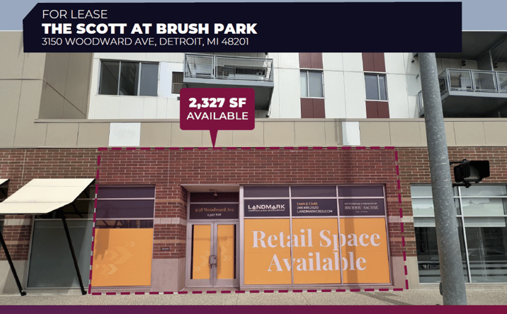 Pictures of Retail property located at 3150 Woodward Ave, Detroit, MI 48201 for lease - image #1