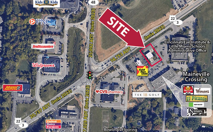 Pictures of Land property located at 17 OH-3, Maineville, OH 45039 for lease - image #1