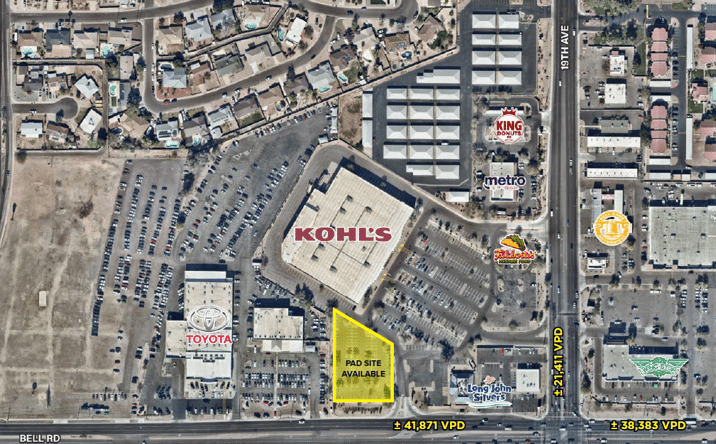 Pictures of Land, Retail property located at 17232 N 19th Ave, Phoenix, AZ 85023 for lease - image #1