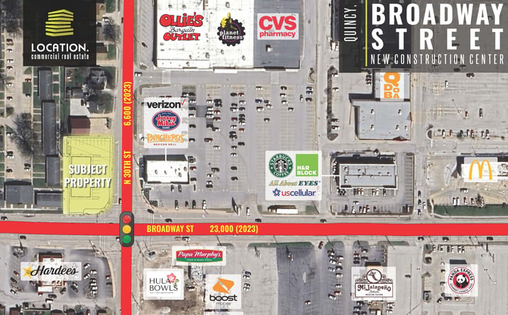 Pictures of Retail property located at 2929 Broadway St, Quincy, IL 62301 for lease - image #1