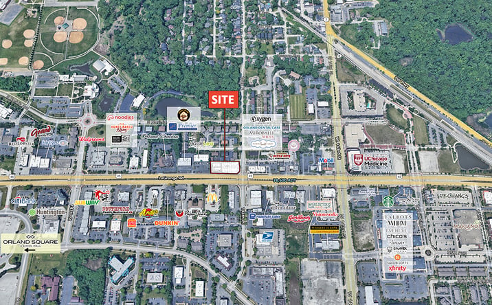 Pictures of Retail, Land, Restaurant property located at 14450 LaGrange Rd, Orland Park, IL 60462 for lease - image #1