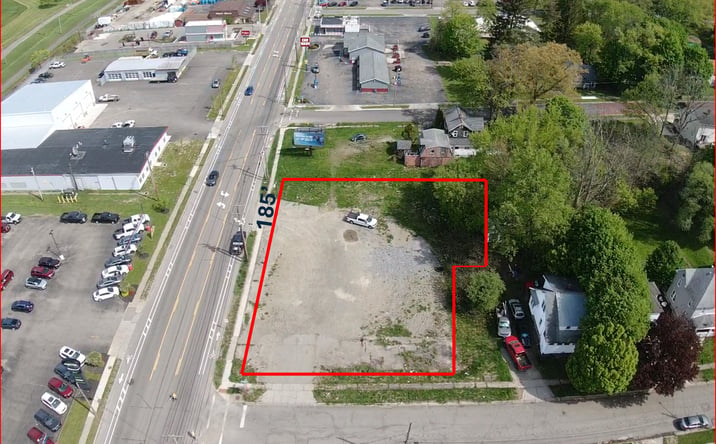 Pictures of Land property located at 1410 Washington St, Jamestown, NY 14701 for lease - image #1