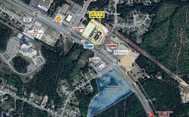 Pictures of Retail, Office, Land property located at Hwy 24 & Sawyer Rd, Cameron, NC 28326 for lease - image #1