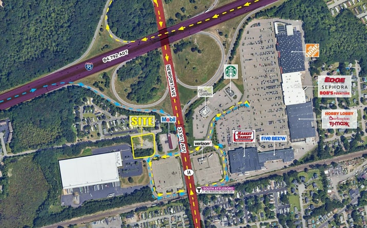 Pictures of Land property located at 495 Collins St, Attleboro, MA 02703 for lease - image #1
