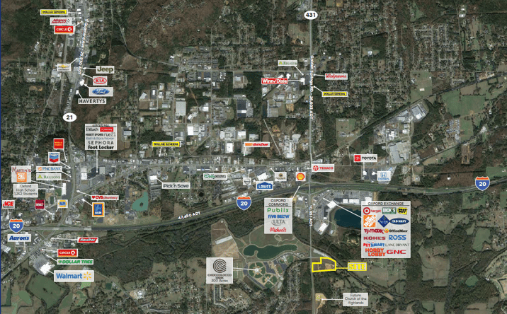 Pictures of Retail, Land property located at 1381 Boiling Springs Rd, Oxford, AL 36203 for lease - image #1
