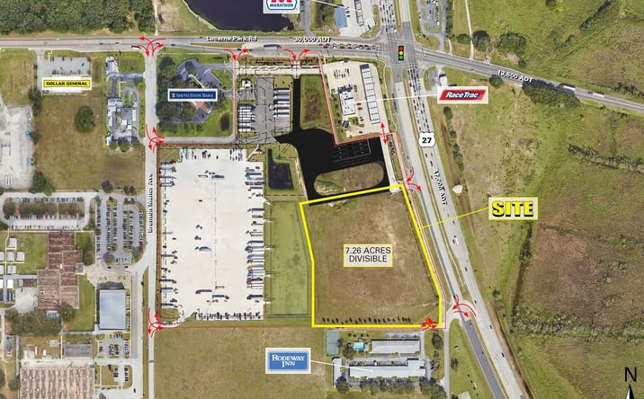 Pictures of Land property located at SWC US Hwy 27 & Lucerne Park Rd, Haines City, FL 33844 for lease - image #1