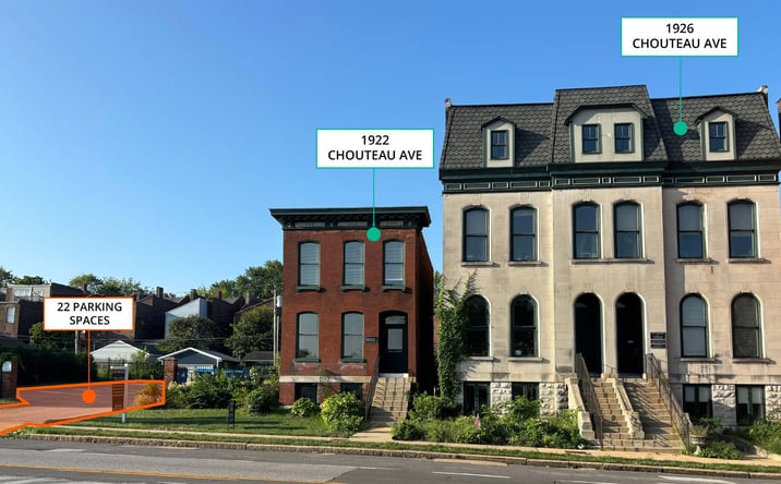 Pictures of Retail property located at 1922-1926 Chouteau Ave, St. Louis, MO 63103 for lease - image #1