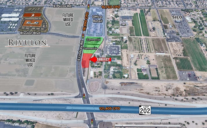 Pictures of Land property located at NEC of Lindsay Rd, Mesa, AZ 85212 for lease - image #1