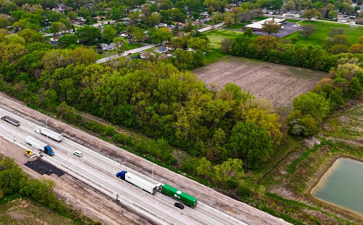 Pictures of Land property located at NEC of I-80 & Briggs St, Joliet, IL 60433 for lease - image #1