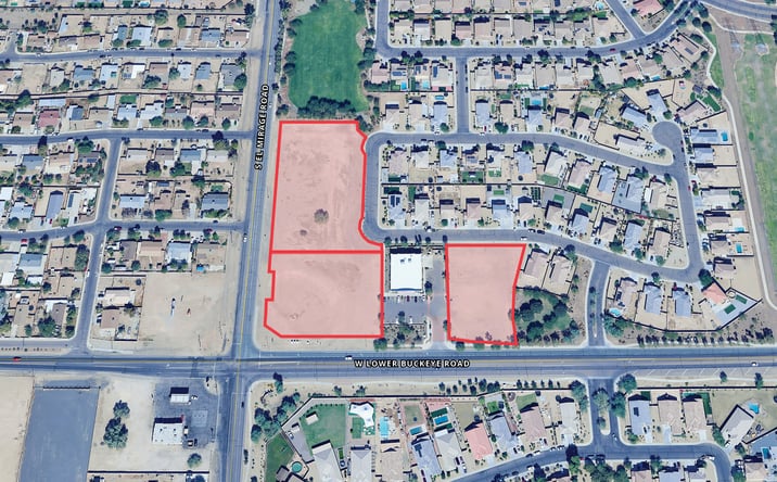 Pictures of Land property located at NEC El Mirage Rd & Lower Buckeye Rd, Phoenix, AZ 85021 for lease - image #1