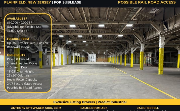 Pictures of Industrial property located at 1000 S 2nd St, Plainfield, NJ 07063 for lease - image #1