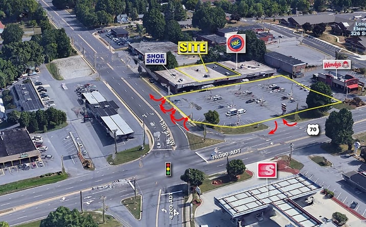 Pictures of Retail, Restaurant, Special Purpose property located at 1240 U.S. Hwy 70 SW, Hickory, NC 28658 for lease - image #1