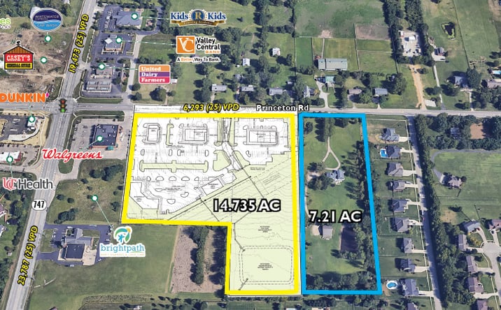Pictures of Land property located at 5063 & 5099 Princeton Rd, Liberty Township, OH 45011 for lease - image #1