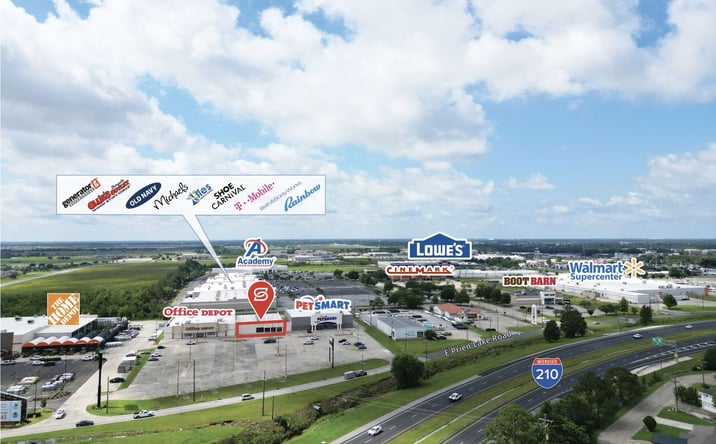Pictures of Retail property located at 3140 E Prien Lake Rd, Lake Charles, LA 70607 for lease - image #1