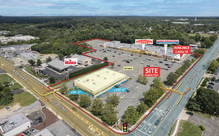 Pictures of Retail, Restaurant property located at 20 W Park Ave, Vineland, NJ 08360 for lease - image #1