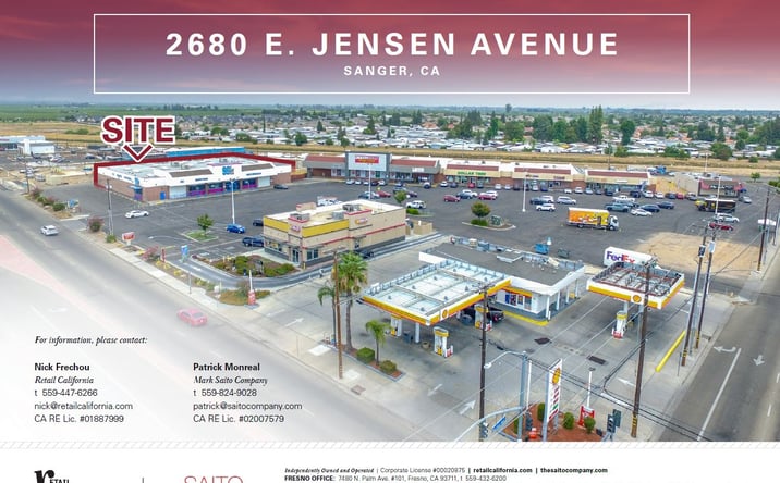 Pictures of Retail property located at 2680 Jensen Ave, Sanger, CA 93657 for lease - image #1