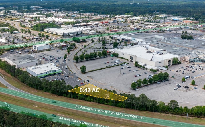 Pictures of Land property located at 0 Cross Creek Mall, Fayetteville, NC 28303 for lease - image #1