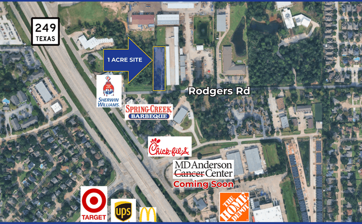 Pictures of Industrial, Land property located at 10434 Rodgers Rd, Houston, TX 77070 for lease - image #1