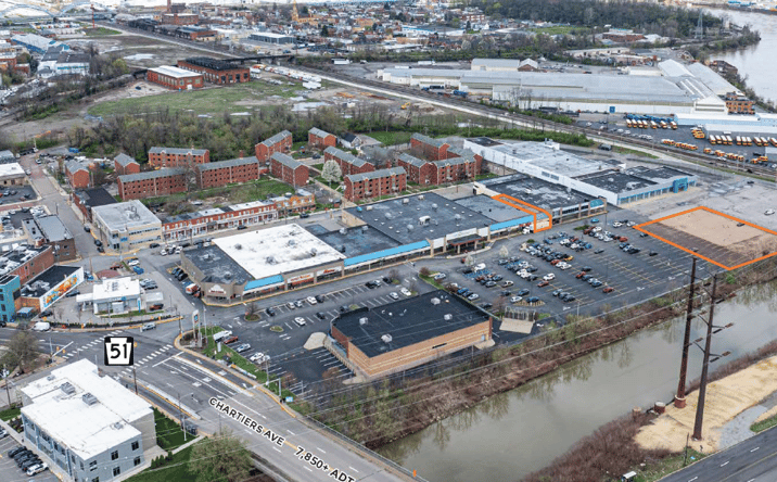 Pictures of Retail property located at 112-156 Chartiers Ave, McKees Rocks, PA 15136 for lease - image #1