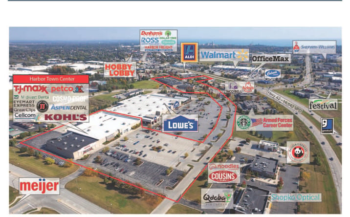 Pictures of Retail property located at 4411-4421 Dewey St, Manitowoc, WI 54220 for lease - image #1