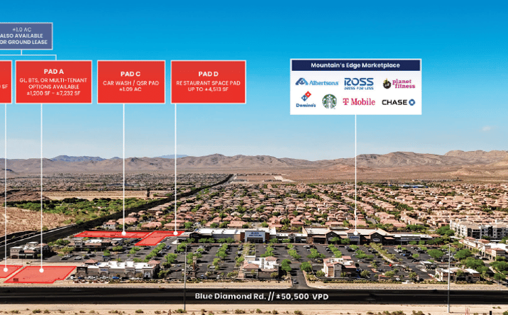 Pictures of Land property located at SWC Blue Diamond Rd. & Buffalo Dr., Las Vegas, NV 89113 for lease - image #1