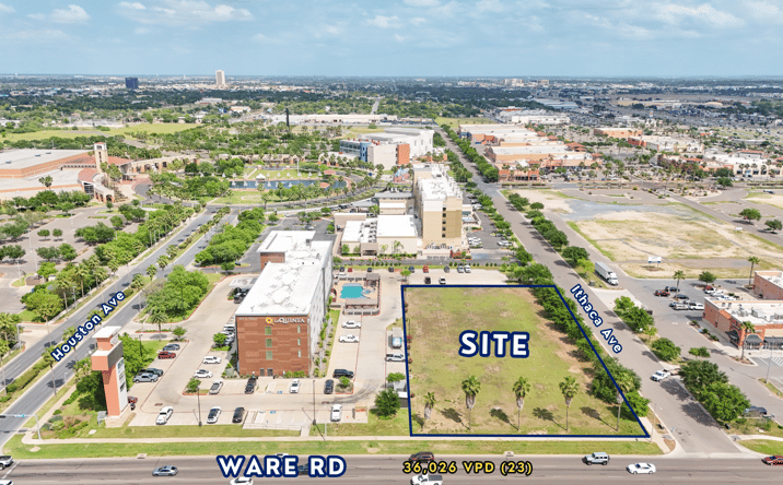 Pictures of Retail, Office, Restaurant property located at 813 Ithaca Ave, McAllen, TX 78501 for lease - image #1
