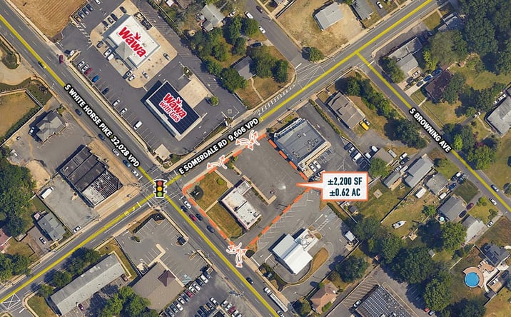 Pictures of Retail property located at 2 S White Horse Pike, Somerdale, NJ 08083 for lease - image #1