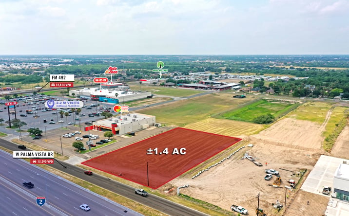 Pictures of Land property located at W Palma Vista Dr, Palmview, TX 78572 for lease - image #1