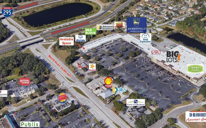 Pictures of Retail, Restaurant property located at 9119 Merrill Rd, Jacksonville, FL 32225 for lease - image #1