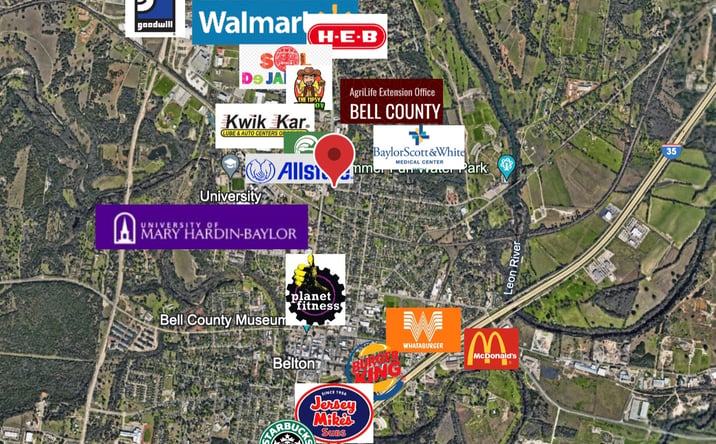 Pictures of Land property located at Main St, Belton, TX 76513 for lease - image #1