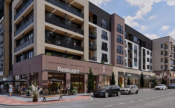 Pictures of Retail, Restaurant property located at NEC of 74th Terrace and Broadway, Kansas City, MO 64114 for lease - image #1