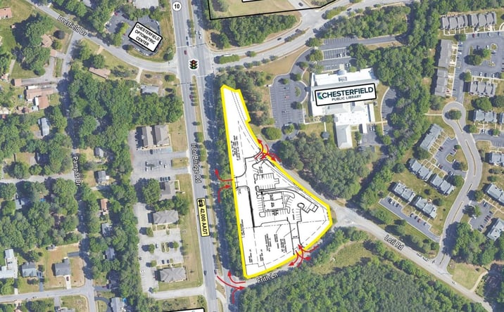 Pictures of Land, Retail property located at 9601 Iron Bridge Road, Chesterfield, VA 23832 for lease - image #1