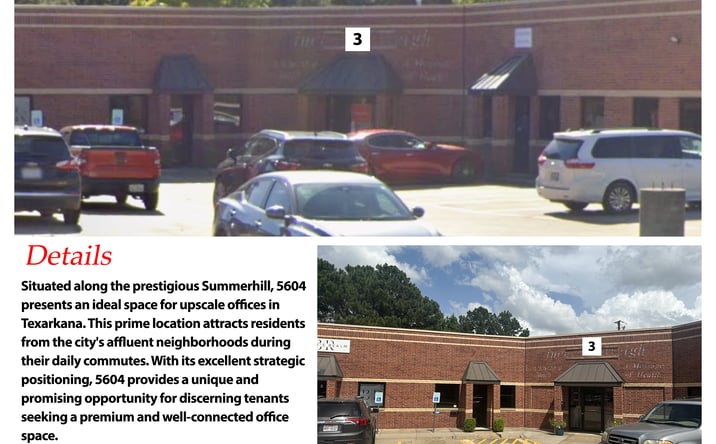 Pictures of Retail, Office property located at 5604 Summerhill Rd, Texarkana, TX 75503 for lease - image #1