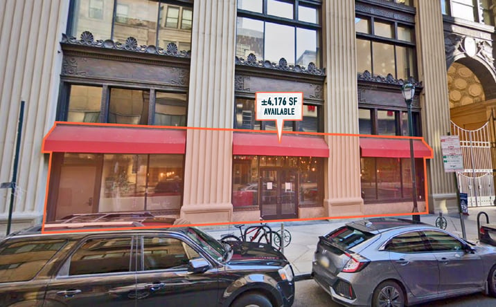 Pictures of Retail, Restaurant property located at 1339 Chestnut Street, Philadelphia, PA 19107 for lease - image #1