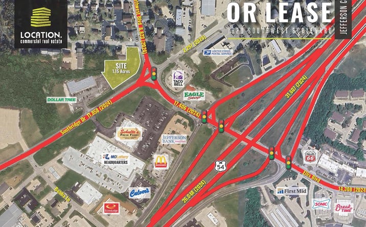Pictures of Land property located at 1820 Southwest Blvd, Jefferson City, MO 65109 for lease - image #1