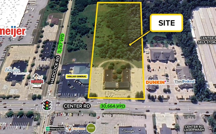 Pictures of Land property located at 3864 Center Rd, Brunswick, OH 44212 for lease - image #1
