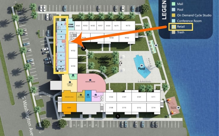 Pictures of Retail, Office property located at 2825 S Washington Ave, Titusville, FL 32780 for lease - image #1