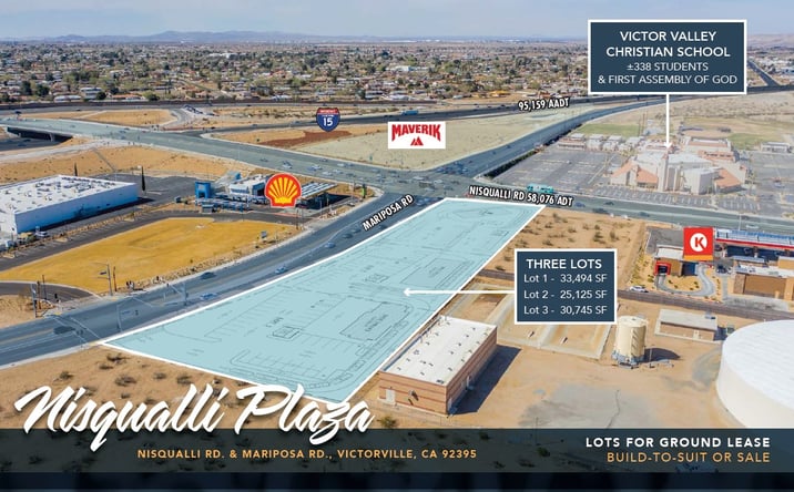 Pictures of Retail property located at Nisqualli Rd and Mariposa Rd, Victorville, CA 92395 for lease - image #1
