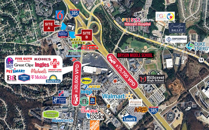 Pictures of Land property located at Grandview Dr, Simpsonville, SC 29680 for lease - image #1