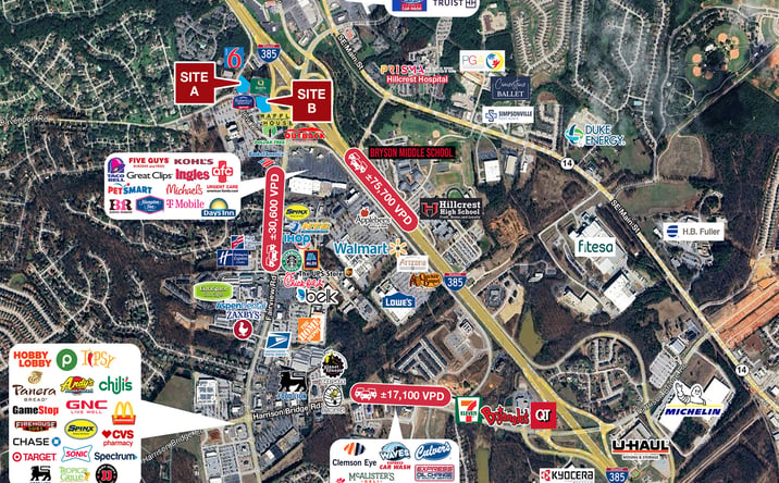 Pictures of Land property located at Grandview Dr, Simpsonville, SC 29680 for lease - image #1
