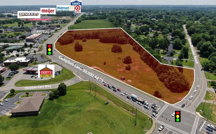 Pictures of Land property located at Campbell Lane & Smallhouse Road, Bowling Green, KY, Bowling Green, KY 42104 for lease - image #1
