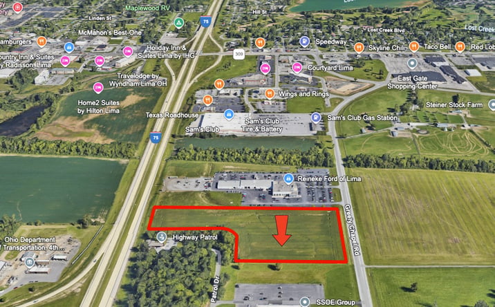 Pictures of Retail, Land, Restaurant property located at 1427 Greely Chapel Rd, Lima, OH 45804 for lease - image #1