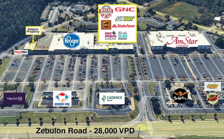 Pictures of Retail property located at 5934 Zebulon Rd, Macon, GA 31210 for lease - image #1