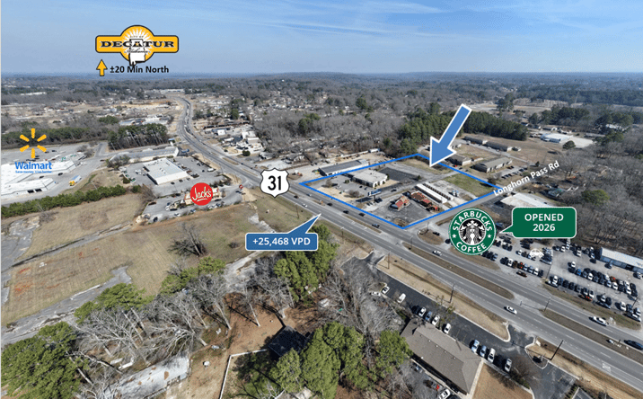 Pictures of Retail, Land, Restaurant property located at 900 US-31, Hartselle, AL 35640 for lease - image #1