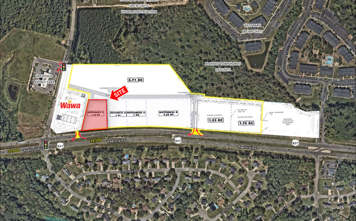 Pictures of Retail property located at Raeford & Hoke Loop Road, Fayetteville, NC, Fayetteville, NC 28314 for lease - image #1